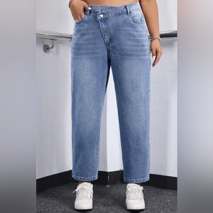 NWOT SHEIN CURVE BARREL JEANS PLUS SIZE 0XL